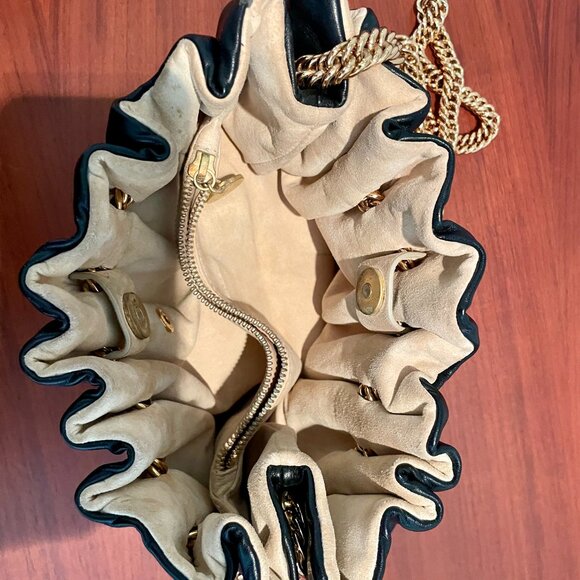 Stella McCartney Gold Chain Bucky Bag, Black - Picture 4 of 4